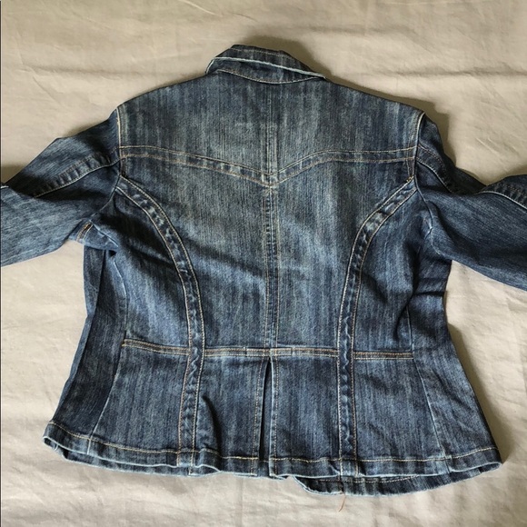 VINTAGE Y2K ODYQ JEANS JEAN JACKET - Picture 5 of 8